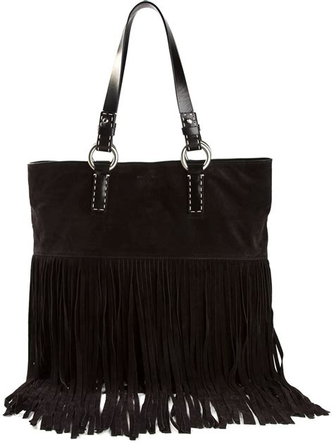 michael kors fringe tote